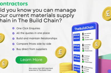 Sub contractors - buyers - have all your building materials simply chain in one place to easily manage